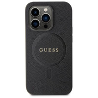 Guess GUHMP15LPSAHMCK iPhone 15 Pro 6.1" black/black hardcase Saffiano MagSafe