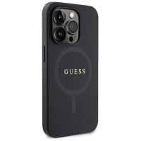 Guess GUHMP15LPSAHMCK iPhone 15 Pro 6.1" black/black hardcase Saffiano MagSafe