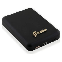 Guess MagSafe Metal Script Logo induction power bank 5W 3000mAh - black