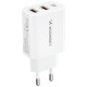 Wozinsky CWCUCW 30W USB-C / 2 x USB-A wall charger - white