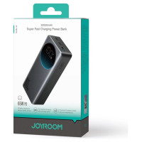 Joyroom 30000mAh 65W power bank with digital display (JR-PBF05) - black