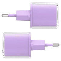 Acefast A53 PD 30W GaN USB-C charger with display - purple