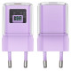 Acefast A53 PD 30W GaN USB-C charger with display - purple