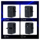 Choetech PD6028 EU / US / AUS / UK travel adapter 2x USB-C 2x USB-A 100W - black