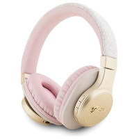Guess Bluetooth on-ear headphones GUBH604GEMP pink/pink 4G Script