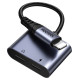 Joyroom SY-L02 Lightning to 2x Lightning DAC adapter 2in1 - black