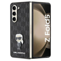 Karl Lagerfeld Saffiano Monogram Ikonik Pin case for Samsung Galaxy Z Fold 5 - black