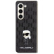 Karl Lagerfeld Saffiano Monogram Ikonik Pin case for Samsung Galaxy Z Fold 5 - black