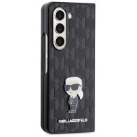 Karl Lagerfeld Saffiano Monogram Ikonik Pin case for Samsung Galaxy Z Fold 5 - black