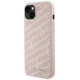 Karl Lagerfeld Quilted K Pattern case for iPhone 15 Plus / 14 Plus - pink