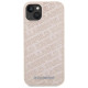 Karl Lagerfeld Quilted K Pattern case for iPhone 15 Plus / 14 Plus - pink
