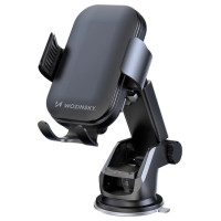 Wozinsky WUMID Phone Holder with 15W Inductive Charger for Car Dashboard - Black