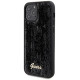 Guess Sequin Script Metal case for iPhone 12/12 Pro - black