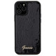 Guess Sequin Script Metal case for iPhone 12/12 Pro - black