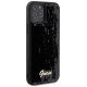 Guess Sequin Script Metal case for iPhone 12/12 Pro - black