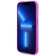 Guess Disco Metal Script case for iPhone 14 Pro Max - fuchsia