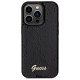 Guess Sequin Script Metal case for iPhone 14 Pro Max - black