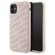 Karl Lagerfeld Quilted K Pattern case for iPhone 11 / Xr - pink