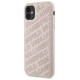 Karl Lagerfeld Quilted K Pattern case for iPhone 11 / Xr - pink