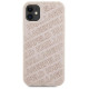 Karl Lagerfeld Quilted K Pattern case for iPhone 11 / Xr - pink