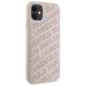 Karl Lagerfeld Quilted K Pattern case for iPhone 11 / Xr - pink