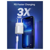 Choetech PD5007 USB-C PD 30W GaN wall charger - white