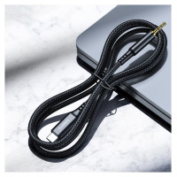 Choetech AUX008 USB-C / mini jack 3.5mm cable 2 m - black