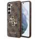 Guess 4G Big Metal Logo Case for Samsung Galaxy S24+ - Brown