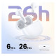 Ugreen HiTune H5 WS201 TWS wireless headphones - white