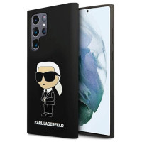 Karl Lagerfeld Silicone Ikonik case for Samsung Galaxy S24 Ultra - black