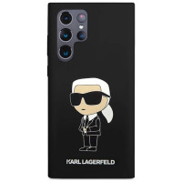 Karl Lagerfeld Silicone Ikonik case for Samsung Galaxy S24 Ultra - black