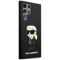 Karl Lagerfeld Silicone Ikonik case for Samsung Galaxy S24 Ultra - black