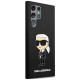 Karl Lagerfeld Silicone Ikonik case for Samsung Galaxy S24 Ultra - black