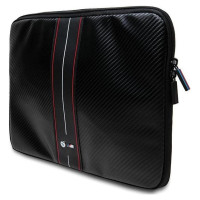 BMW Carbon & Red Stripe sleeve for a 16" laptop - black
