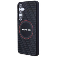Mercedes AMG Silicone Carbon Pattern MagSafe case for Samsung Galaxy S24 - black