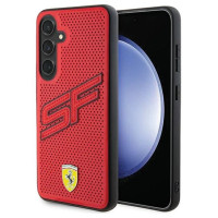 Ferrari Big SF Perforated case for Samsung Galaxy S24 - red
