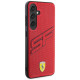Ferrari Big SF Perforated case for Samsung Galaxy S24 - red