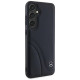 Mercedes Leather Curved Stitches case for Samsung Galaxy S24 - black