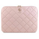 Guess Quilted 4G cover for a 14" laptop - pink