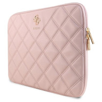 Guess Quilted 4G cover for a 14" laptop - pink