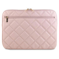 Guess Quilted 4G cover for a 14" laptop - pink