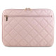 Guess Quilted 4G cover for a 14" laptop - pink