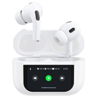 Dudao U19 in-ear TWS wireless Bluetooth 5.3 headphones with LED display - white