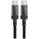 Acefast C12 USB-C / USB-C PD cable 60W 480Mb/with nylon braid - black