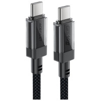 Acefast C12 USB-C / USB-C PD cable 60W 480Mb/with nylon braid - black
