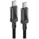 Acefast C12 USB-C / USB-C PD cable 60W 480Mb/with nylon braid - black