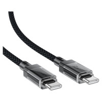 Acefast C12 USB-C / USB-C PD cable 60W 480Mb/with nylon braid - black