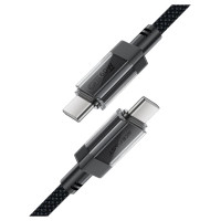 Acefast C12 USB-C / USB-C PD cable 60W 480Mb/with nylon braid - black