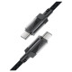 Acefast C12 USB-C / USB-C PD cable 60W 480Mb/with nylon braid - black