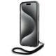 Karl Lagerfeld IML Mono KL Pattern & Cord case for iPhone 15 / 14 / 13 - black